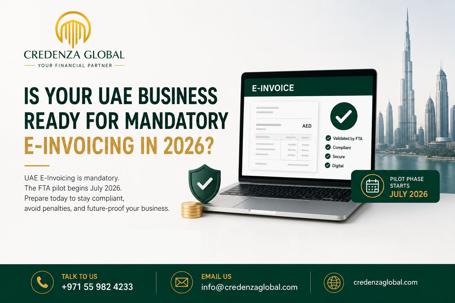 Is Your UAE Business Ready for Mandatory E-Invoicing in 2026?