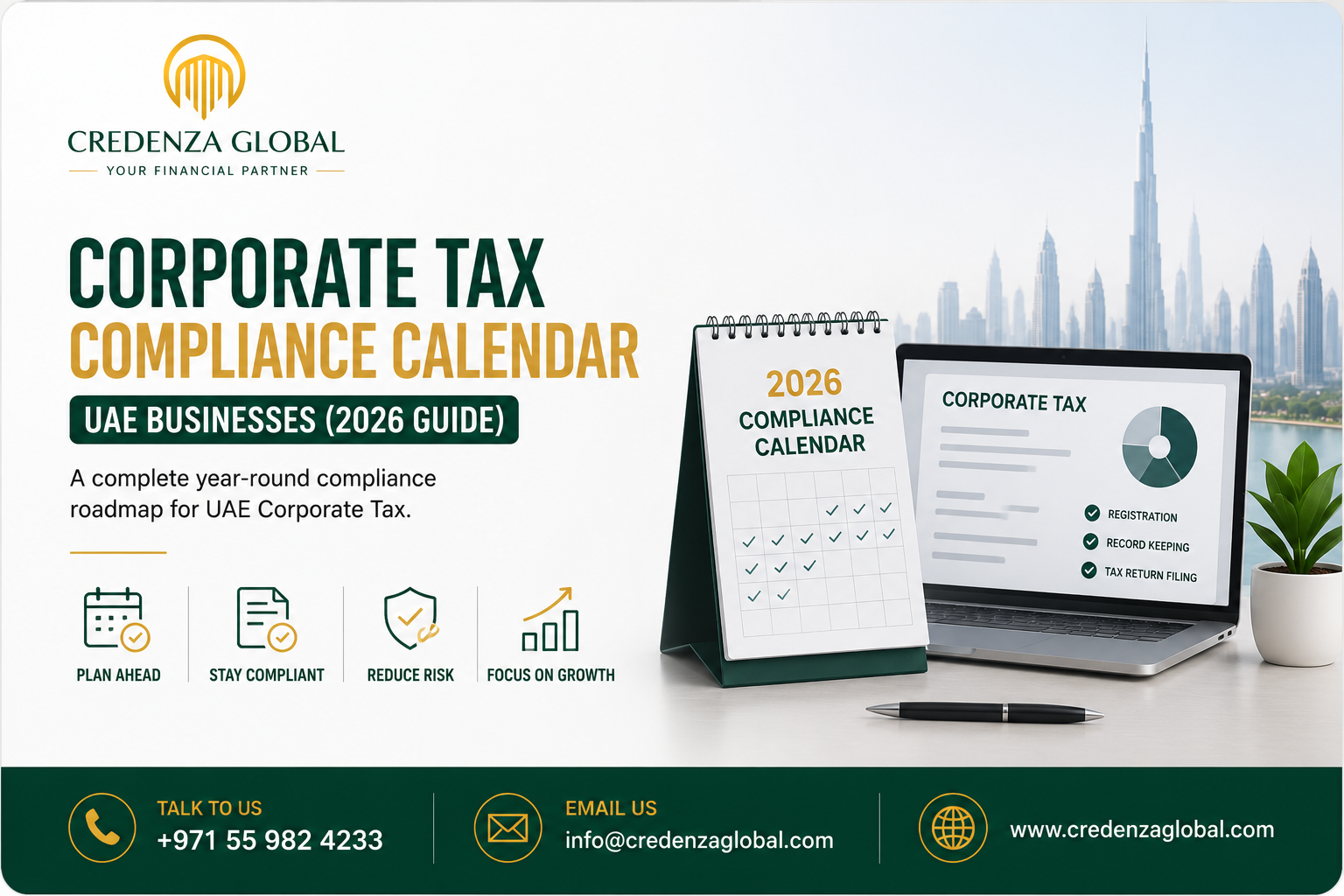Step-by-Step Corporate Tax Compliance Calendar for UAE Businesses (2026 Guide)