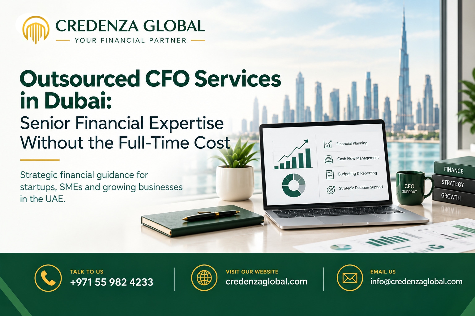 Outsourced CFO Services in Dubai: Senior Financial Expertise Without the Full-Time Cost